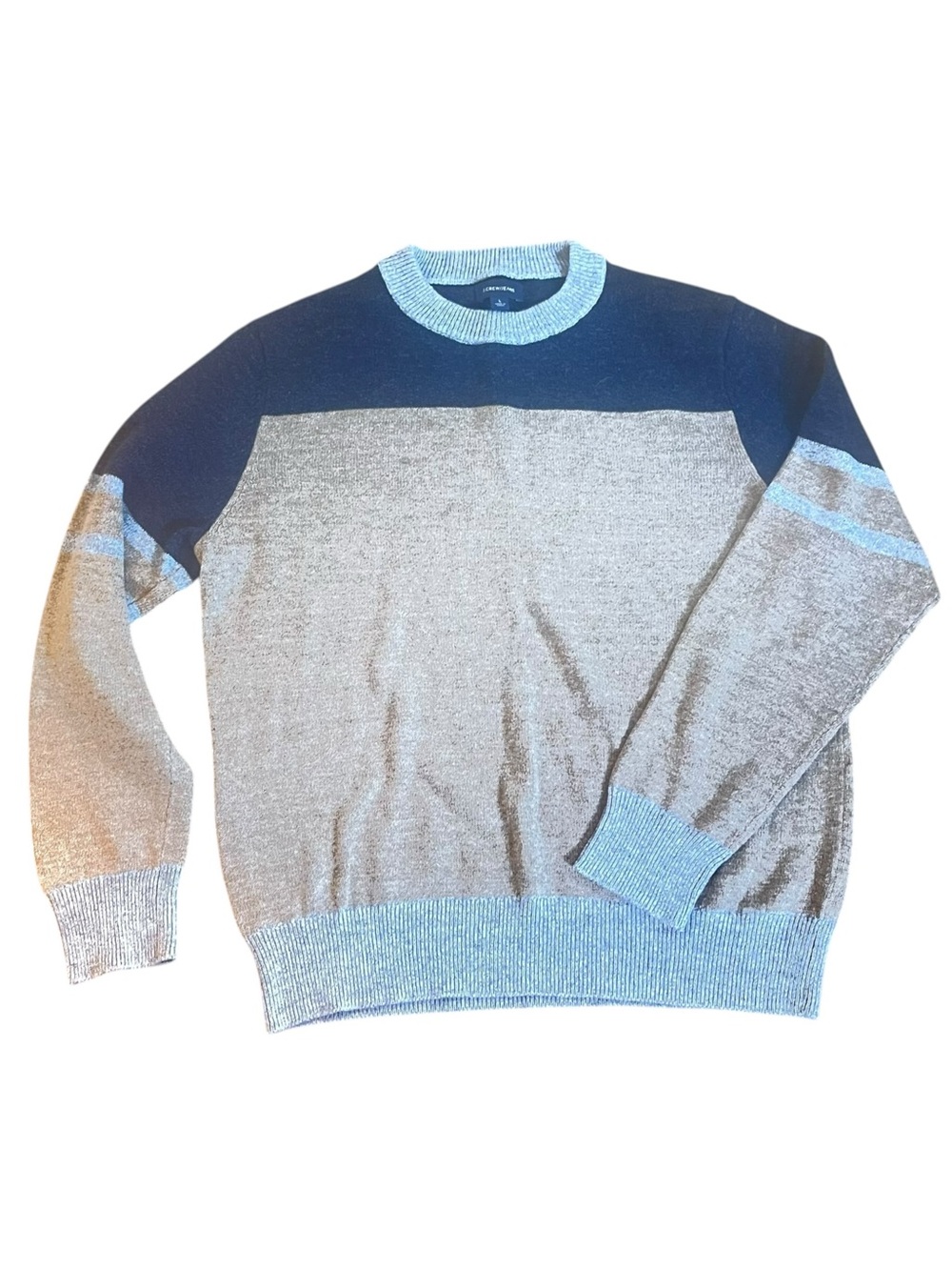 J. Crew Two-Tone Crewneck Sweater